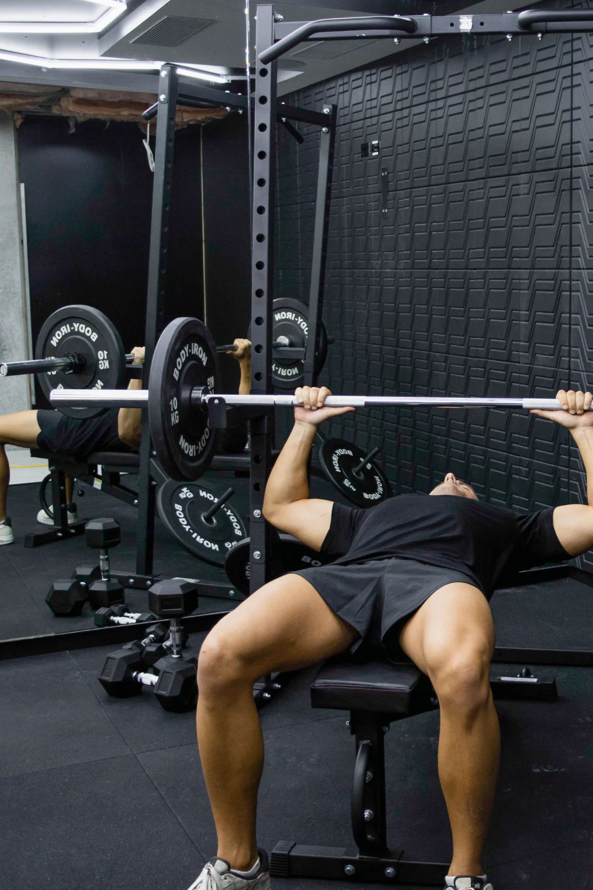 120kg Olympic Barbell & Bumper Plate Set - Image 9