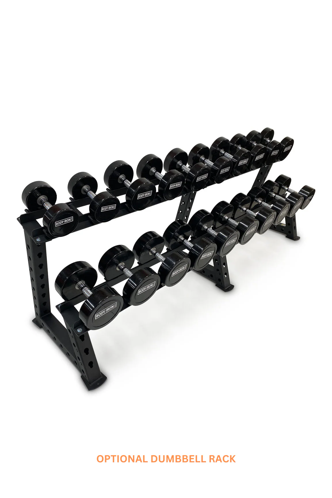 BodyIron® 475kg Commercial Club CPU Dumbbell Set with Optional Rack - Image 7