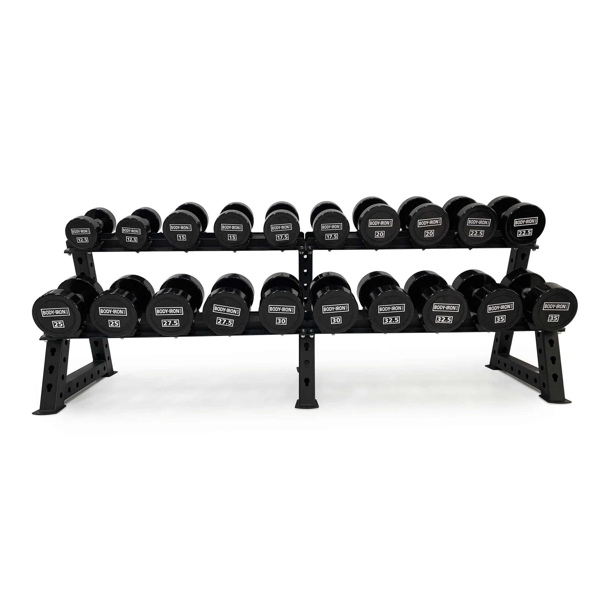 BodyIron® 500kg Commercial Club CPU Dumbbell Set with Optional Rack - Image 11