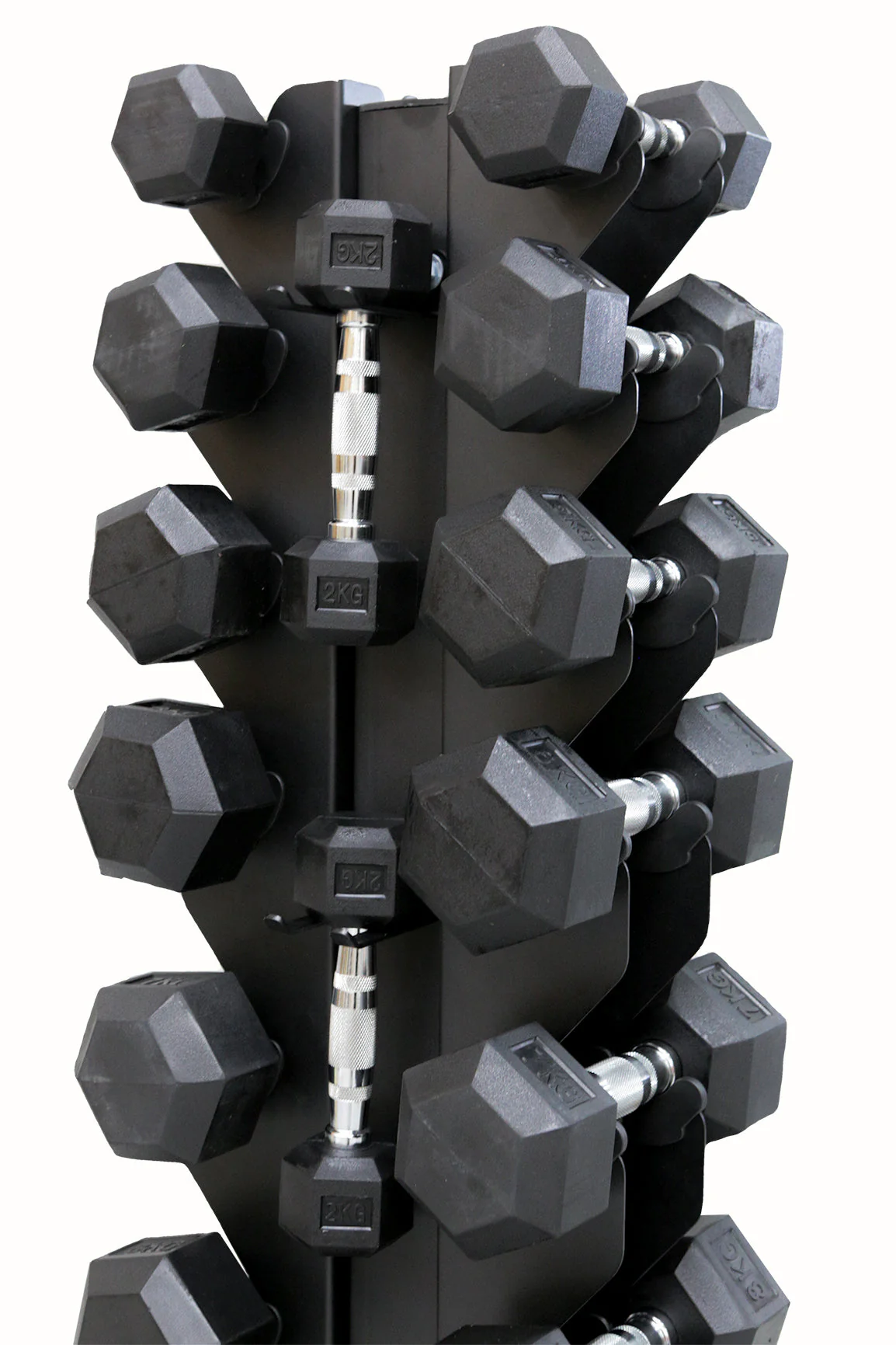 BodyIron® Commercial 110kg Hex Dumbbell Package - Image 3