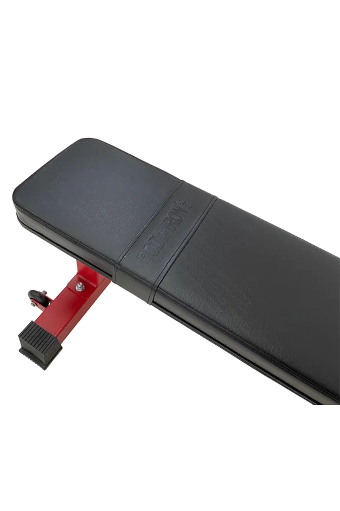 BodyIron® Commercial Flat Bench Red Frame - Image 6
