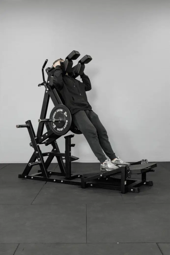 BodyIron® Front Squat & Hack Squat Machine Commercial V2 - Image 14
