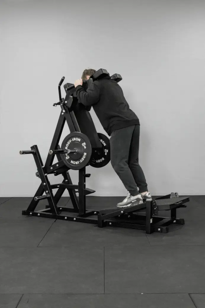 BodyIron® Front Squat & Hack Squat Machine Commercial V2 - Image 15