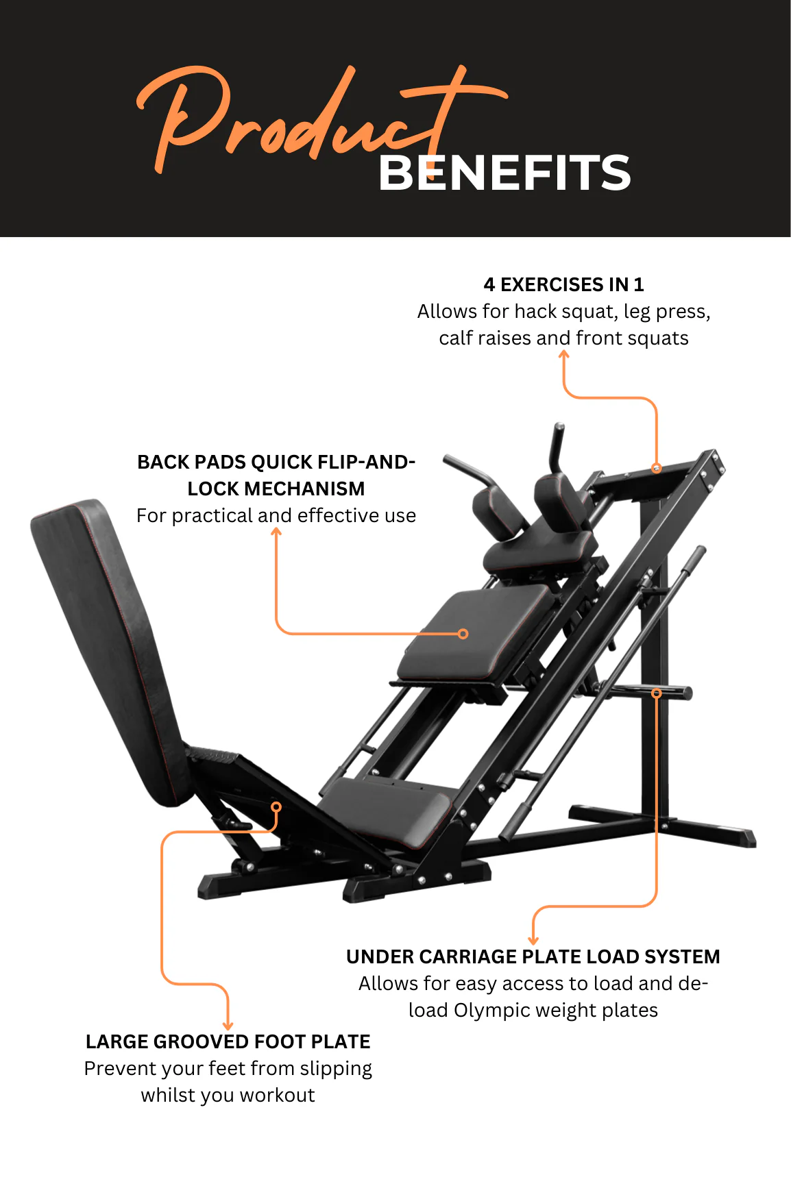BodyIron® Leg Press & Hack Squat - Image 3