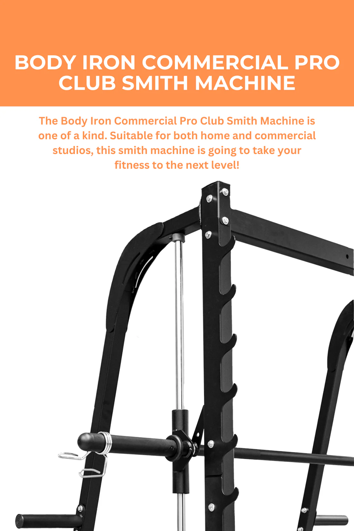 BodyIron® Commercial Pro Club Smith Machine - Image 2