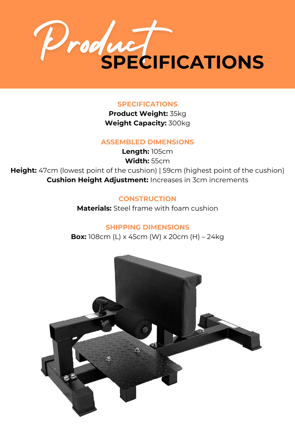 BodyIron® Sissy Squat Machine - Image 4