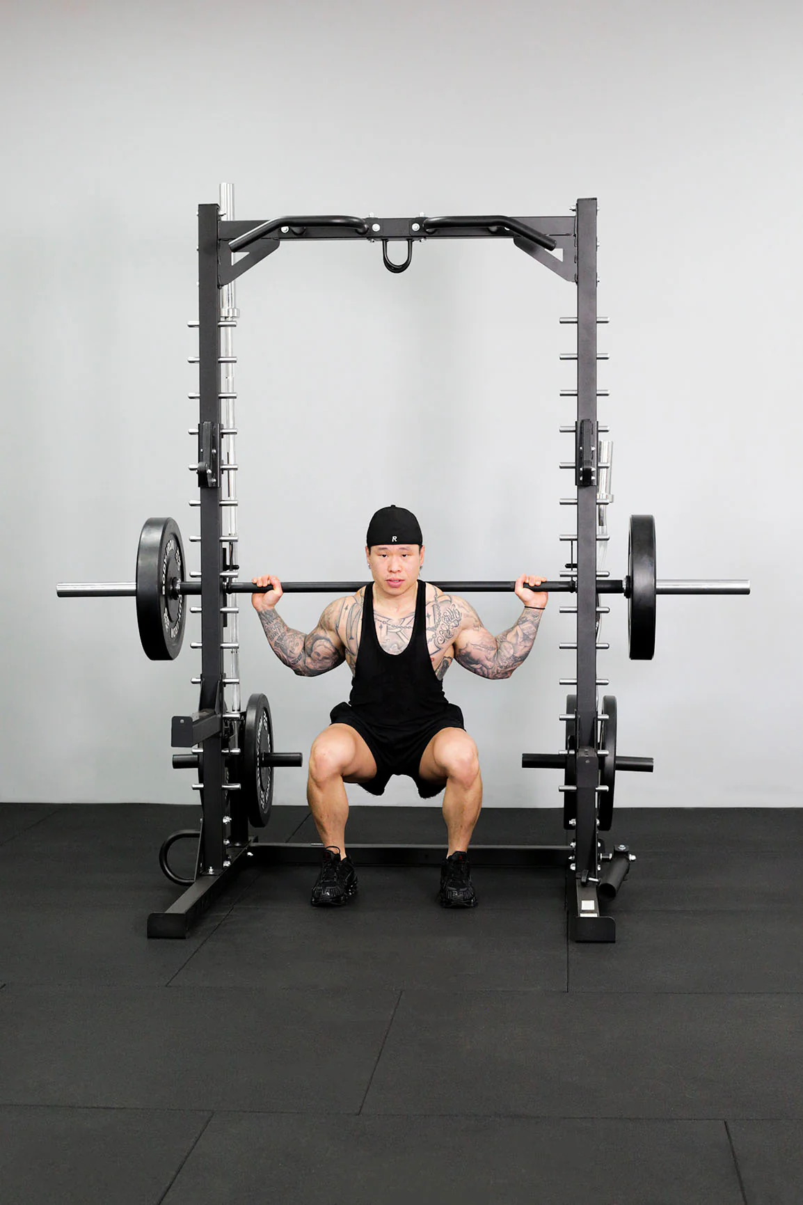 BodyIron® Smith Machine Half Rack Set - Image 14