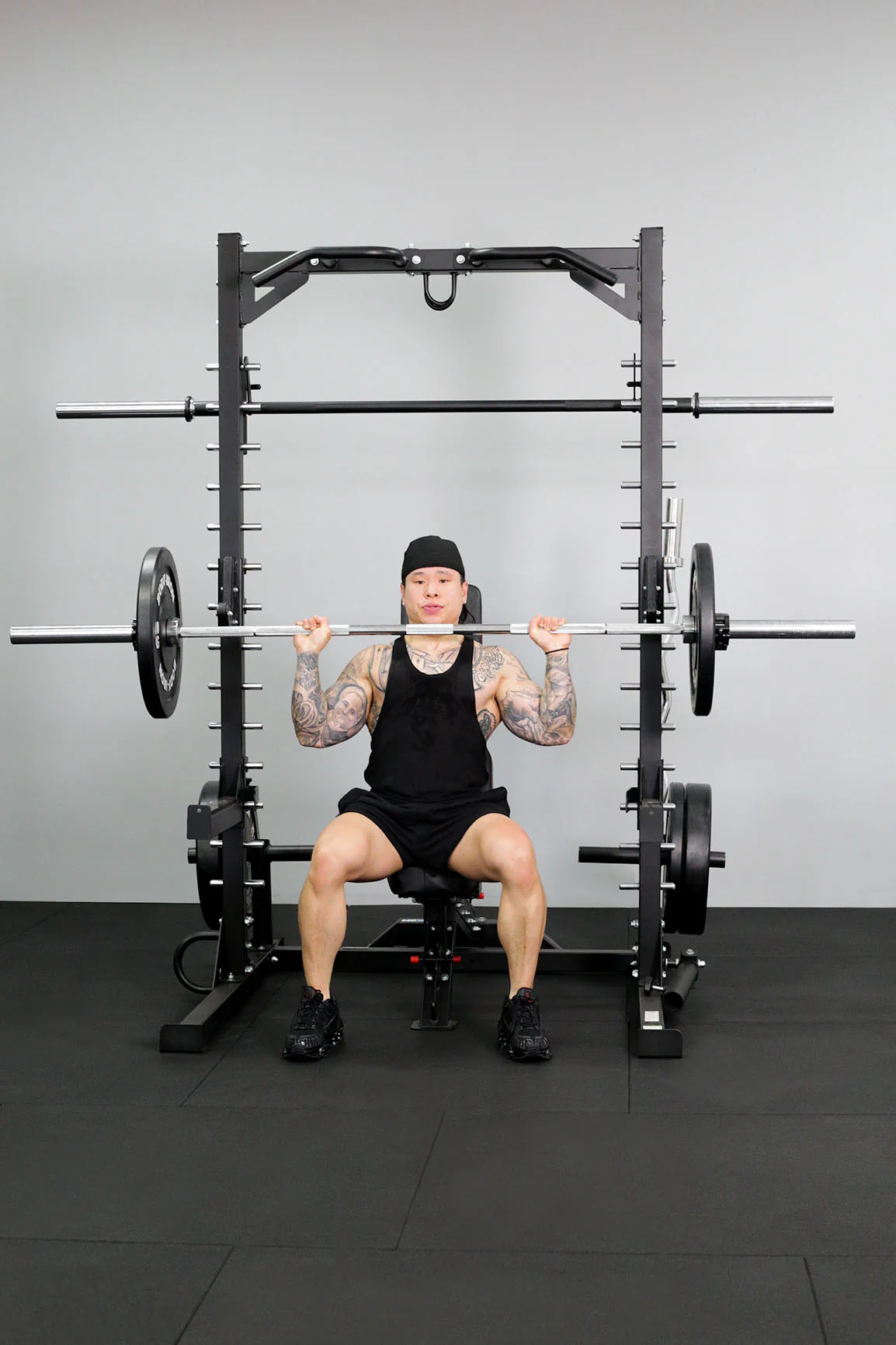 BodyIron® Smith Machine Half Rack Set - Image 20