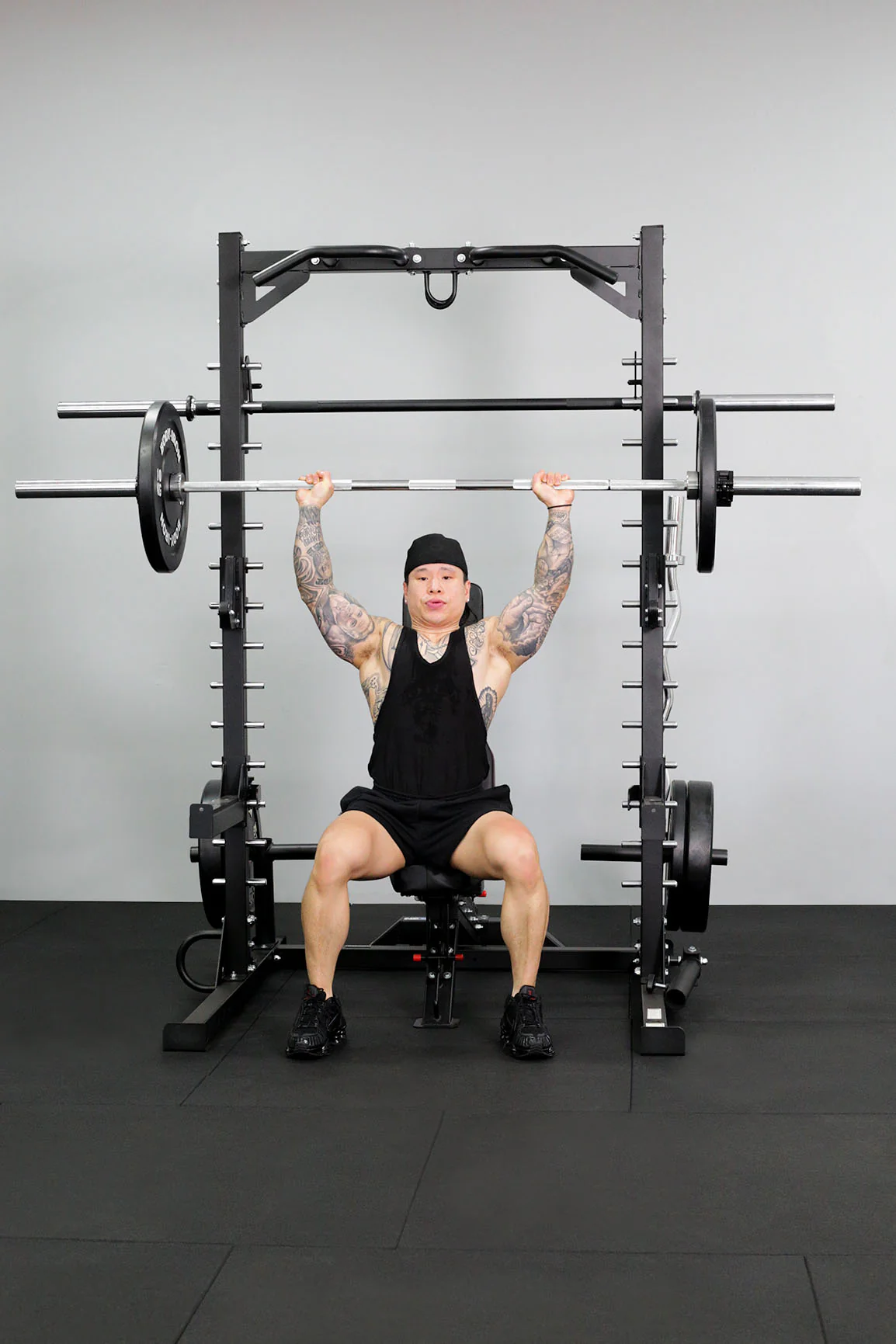 BodyIron® Smith Machine Half Rack Set - Image 21