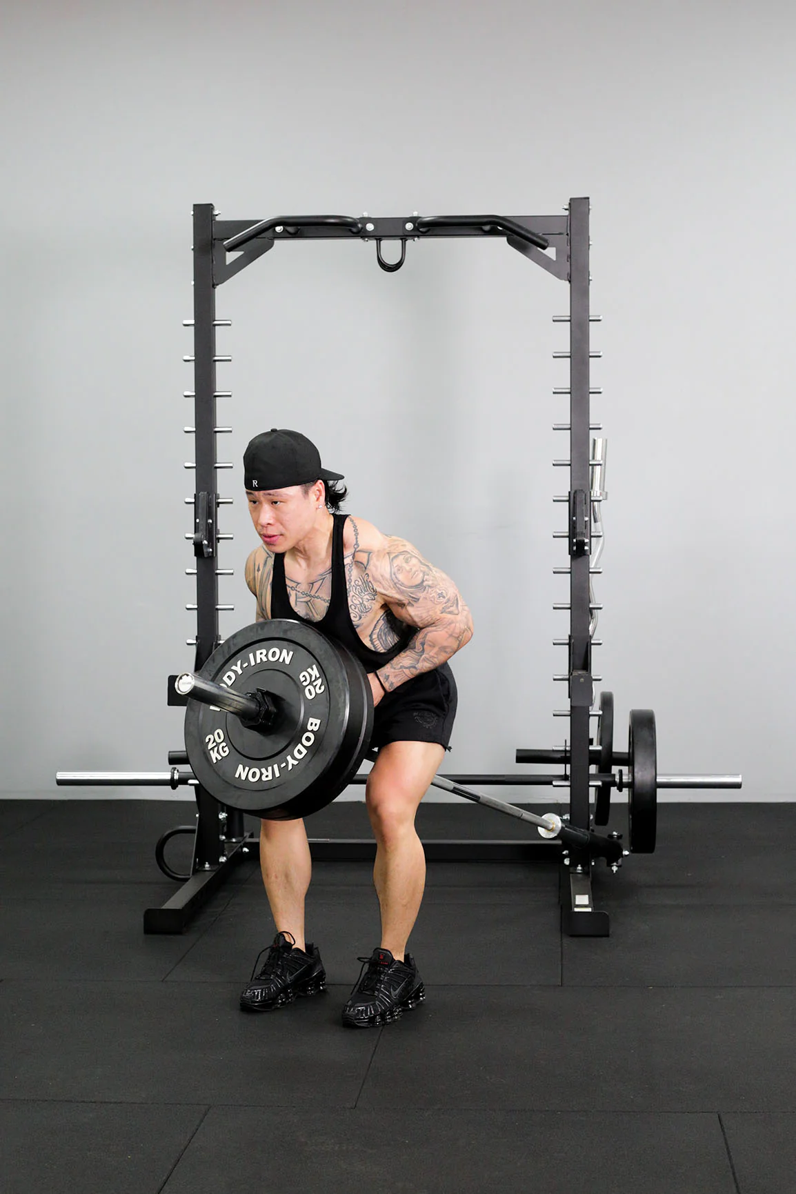 BodyIron® Smith Machine Half Rack Set - Image 24