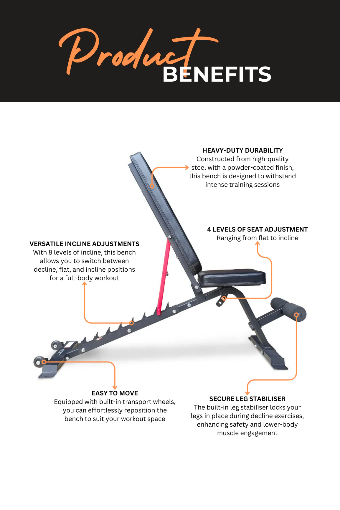 BodyIron® Studio Utility FID Multi Bench - Image 3