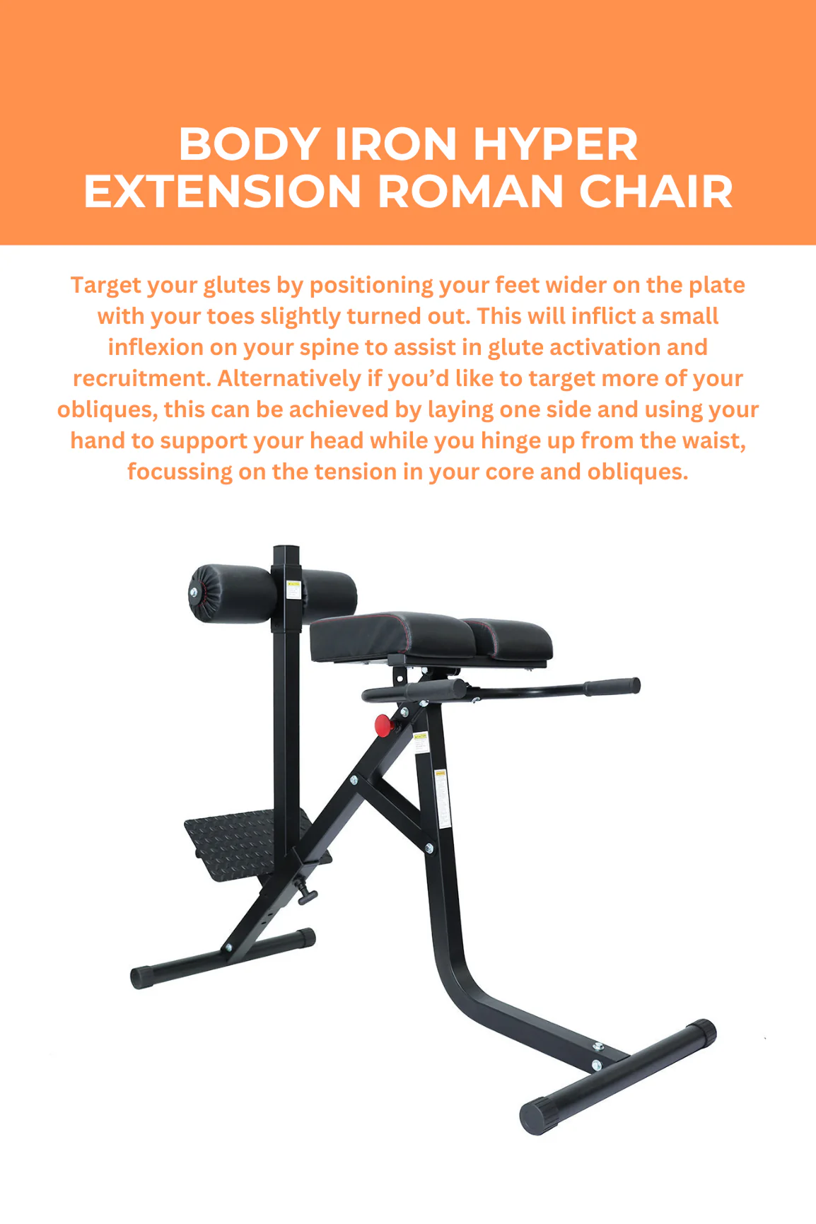 BodyIron® Hyper Extension Roman Chair - Image 2