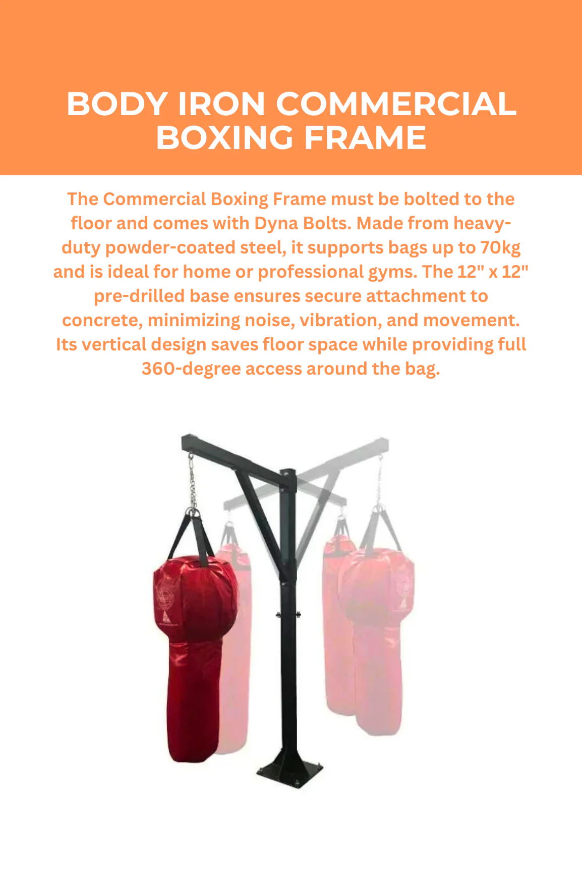 BodyIron® Commercial Boxing Frame - Image 4