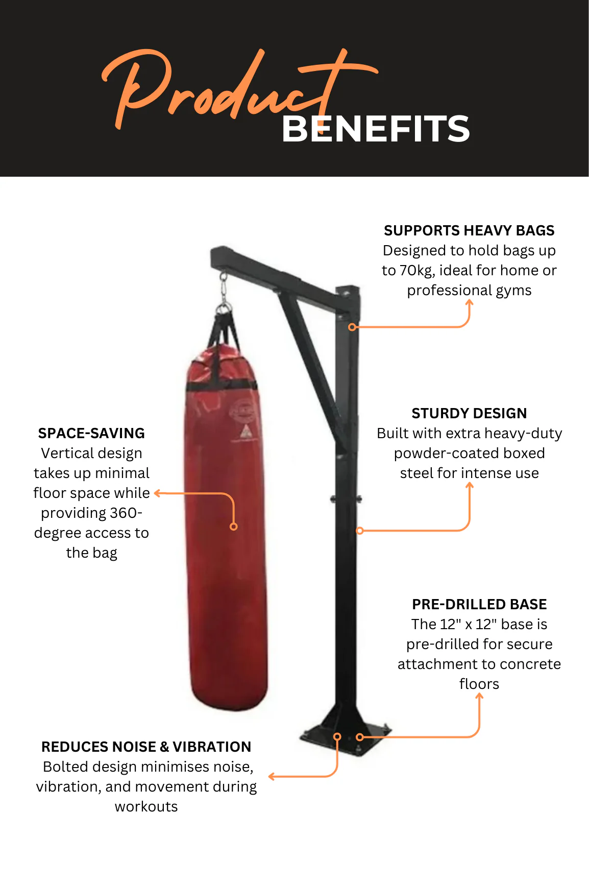 BodyIron® Commercial Boxing Frame - Image 5