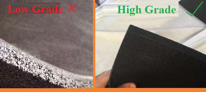 Commercial Grade Rubber Flooring Mats 1 m x 1 m  (2 Qty) - Image 2