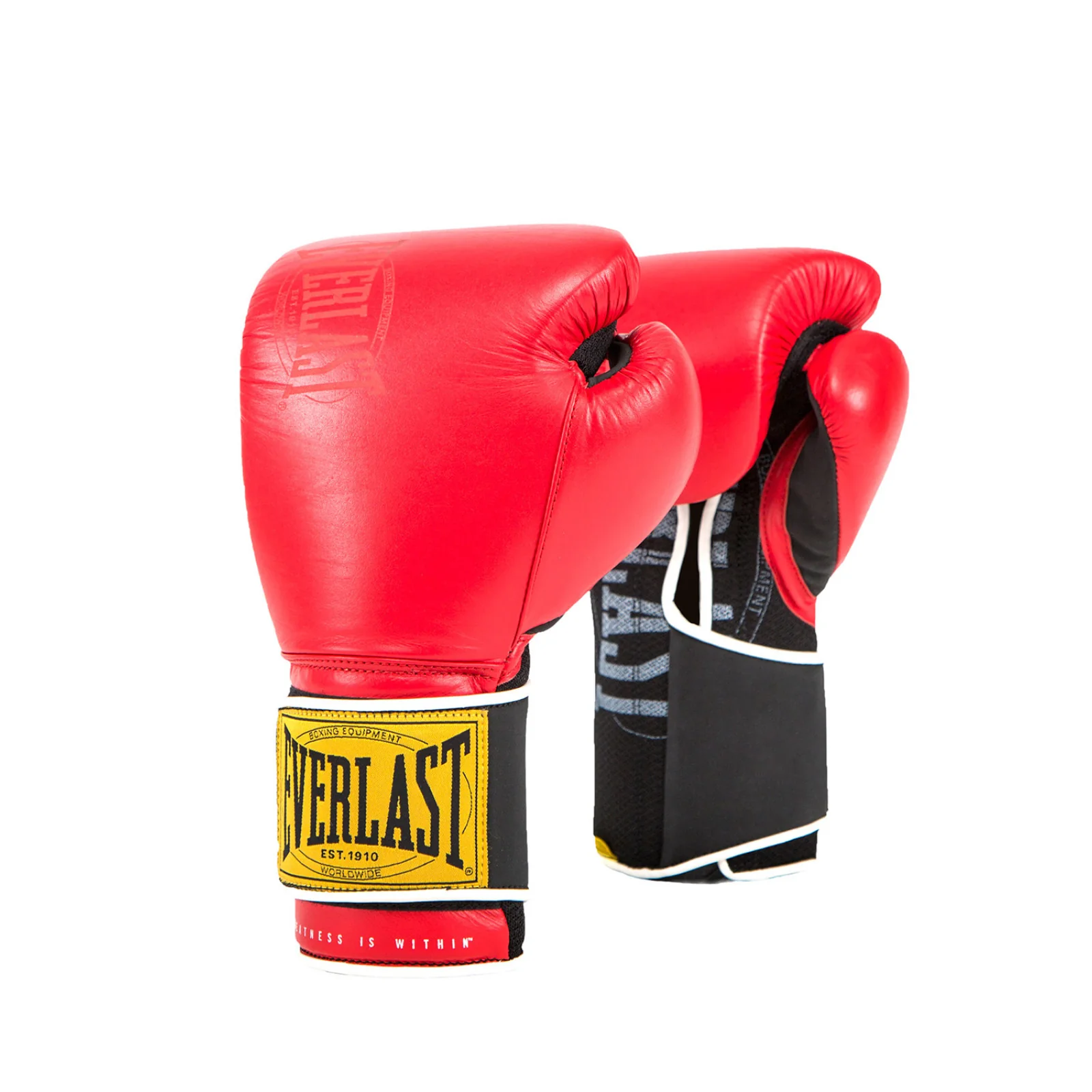 Everlast 1910 Classic Training Leather Boxing Gloves - Image 3