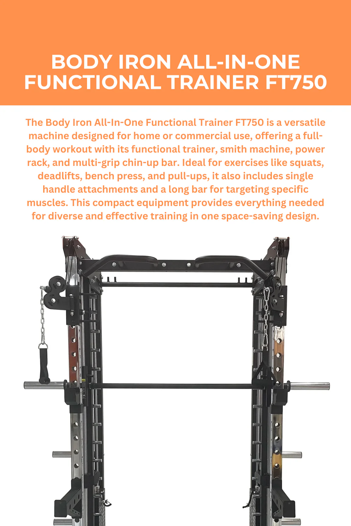BodyIron® All-In-One Functional Trainer FT750 - Image 2