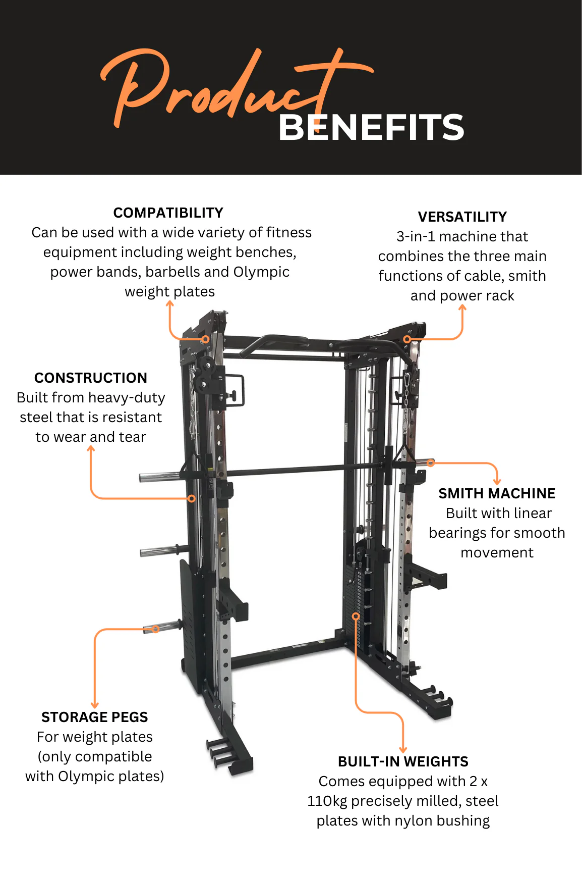 BodyIron® All-In-One Functional Trainer FT750 - Image 3