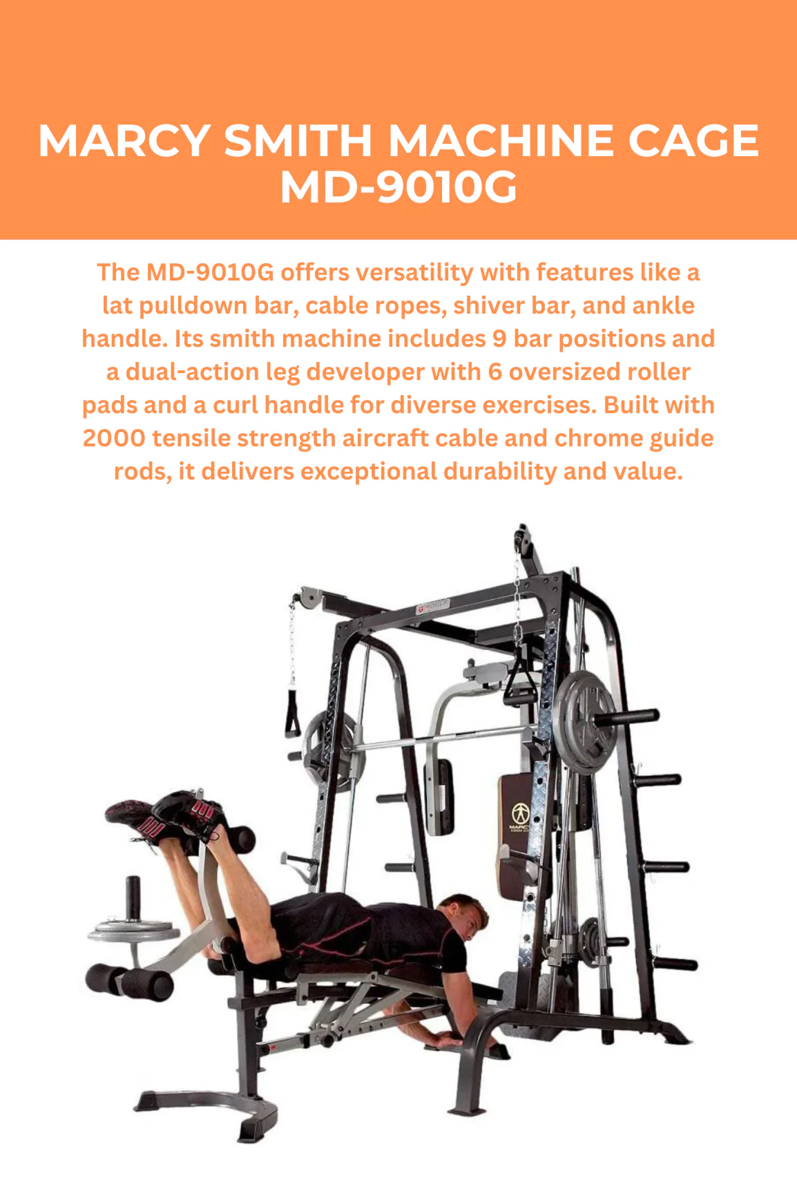 Marcy Smith Machine Cage MD-9010G - Image 2