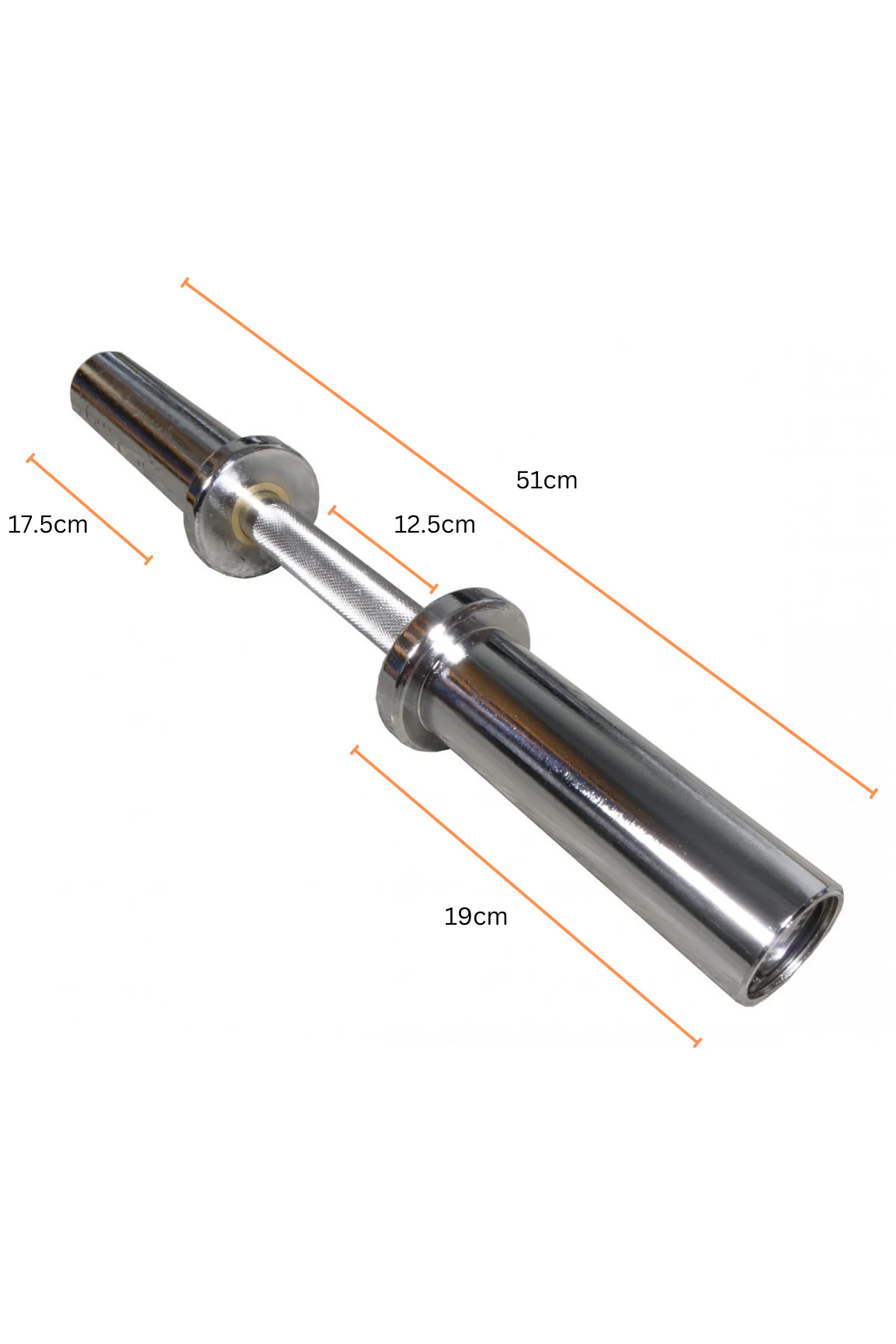 BodyIron® Olympic Dumbbell Handle (Single) - Image 8