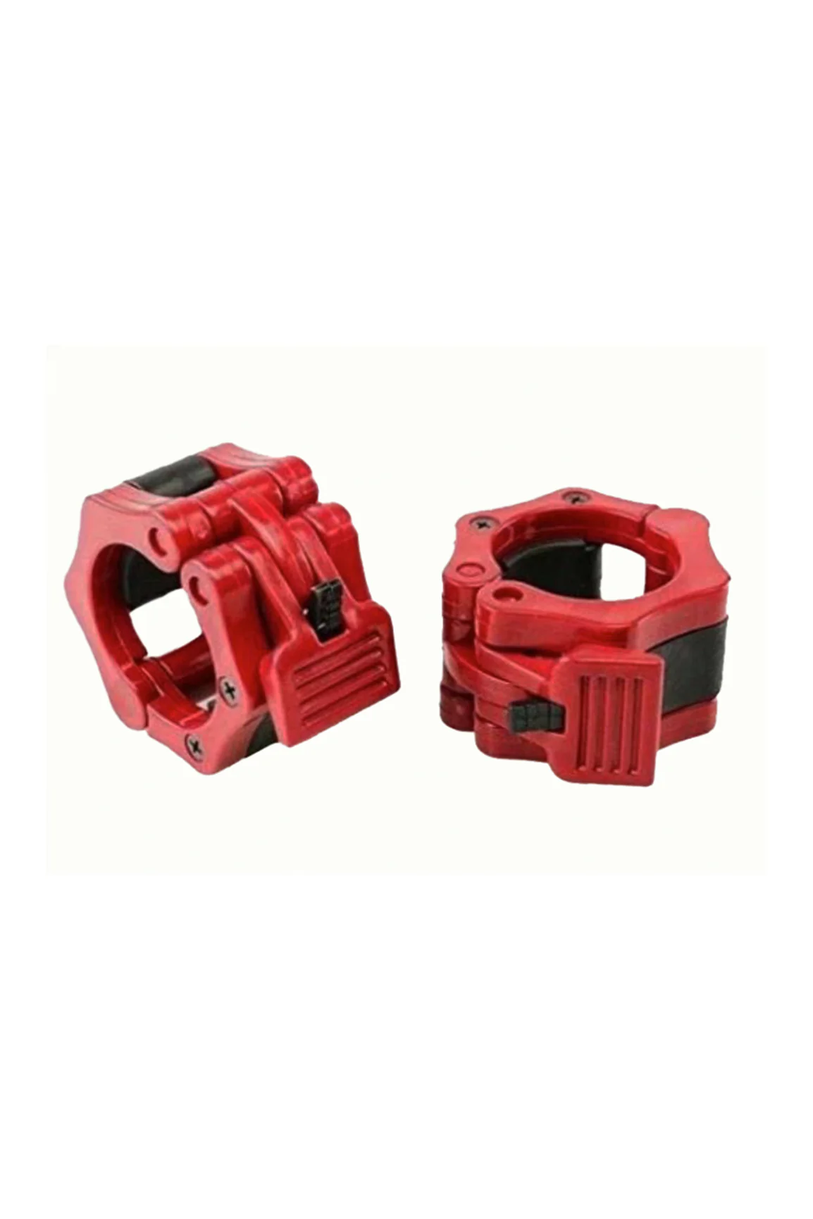BodyIron® Olympic Barbell Snap Locks (Red)