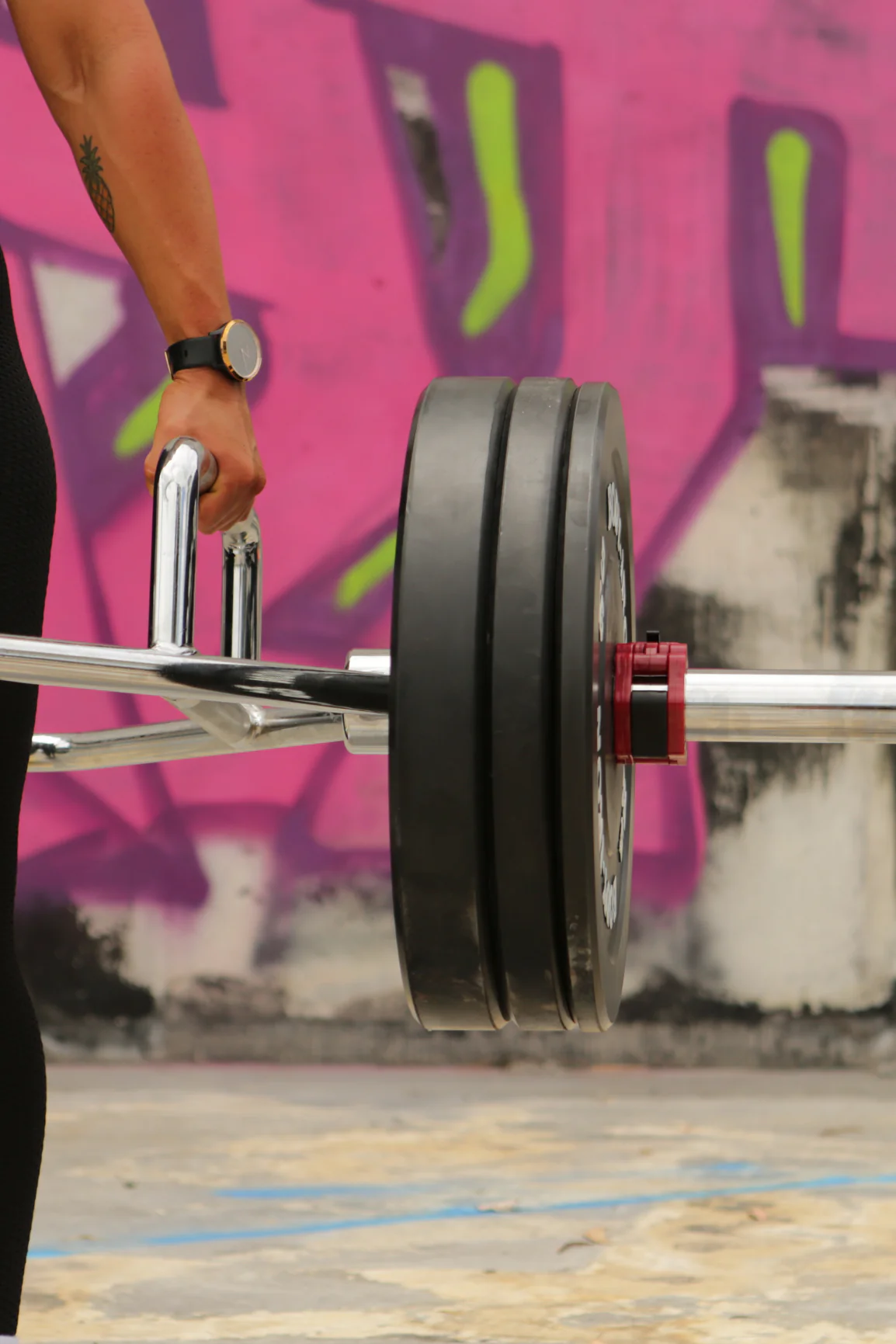 BodyIron® Olympic Barbell Snap Locks (Red) - Image 6
